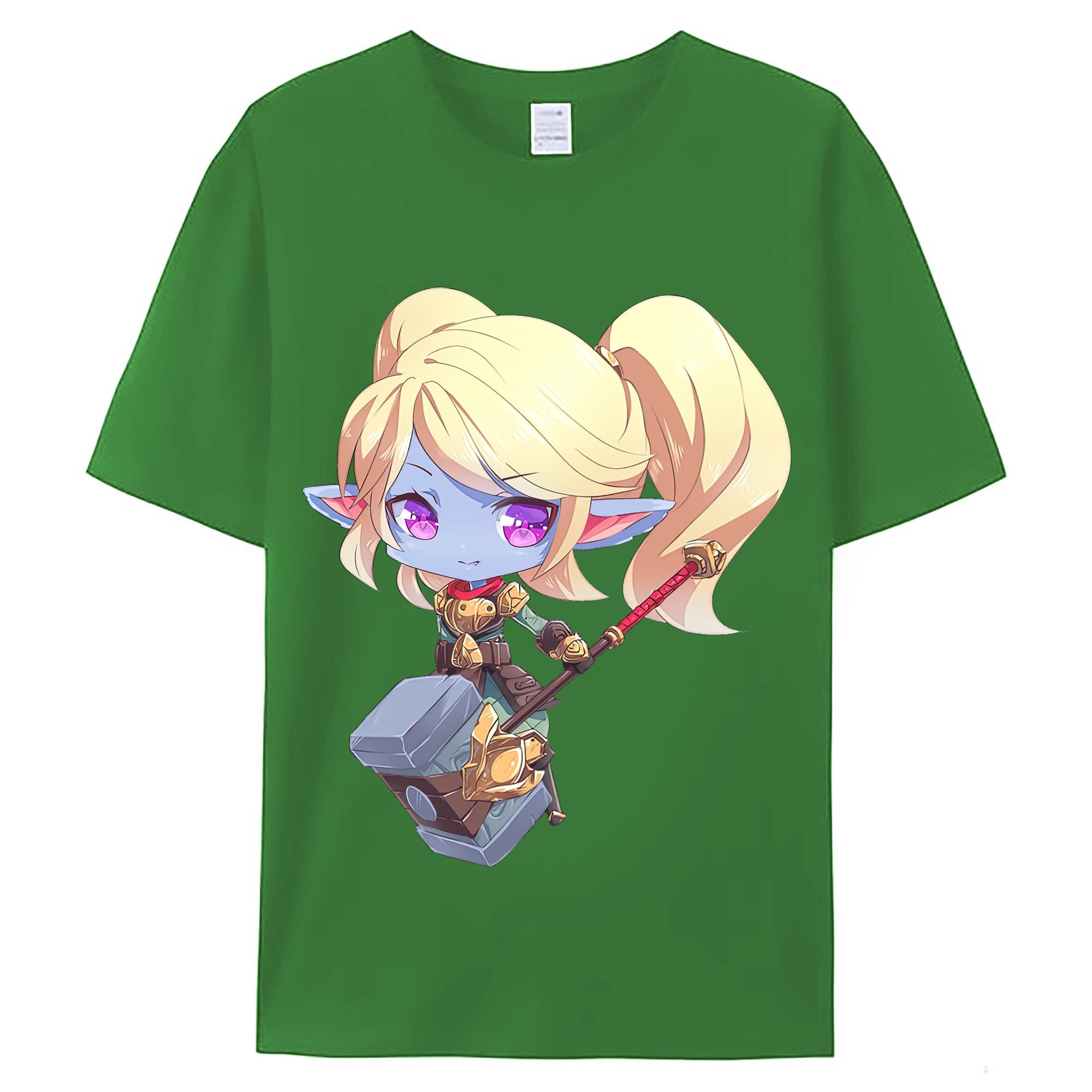 （画像用） リーグ・オブ・レジェンド League of Legends LOL レディースカジュアルプリントTシャツ（綿100％）